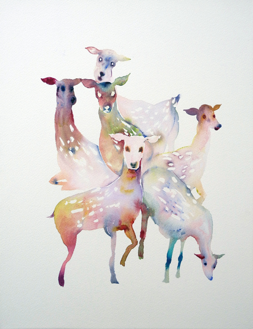 flock of deer 01