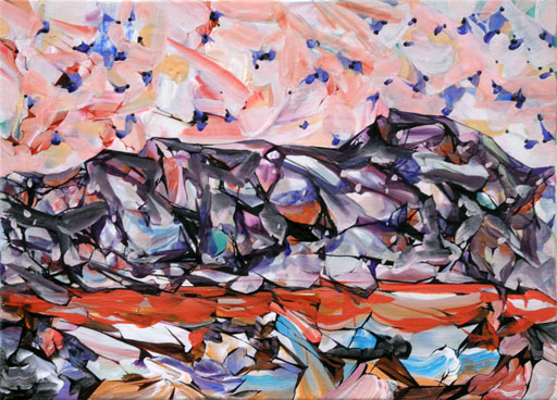 Purple mountain